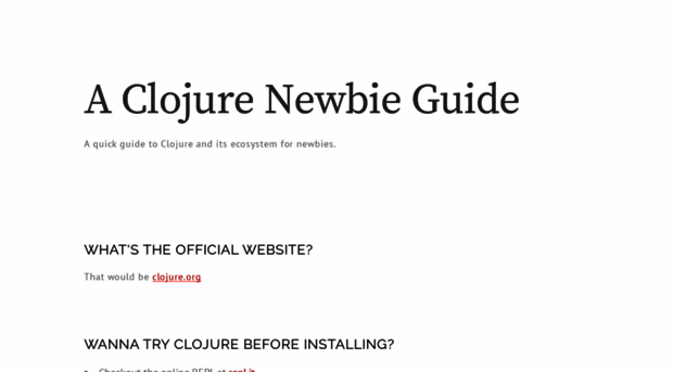 clojurenewbieguide.com