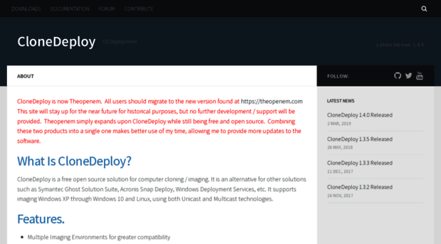 clonedeploy.org