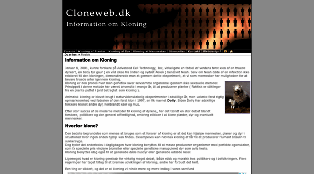 cloneweb.dk