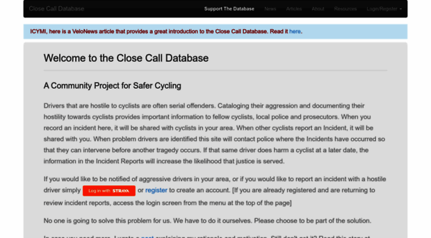 closecalldatabase.com