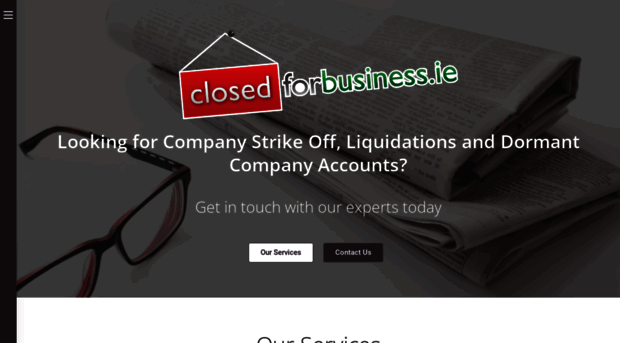closedforbusiness.ie