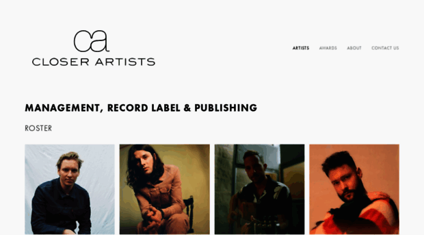 closerartists.co.uk