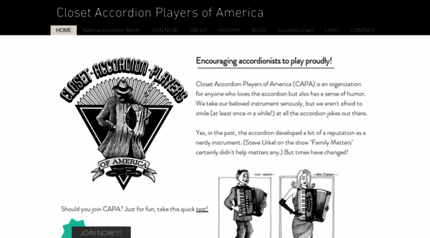 closetaccordionplayersofamerica.com