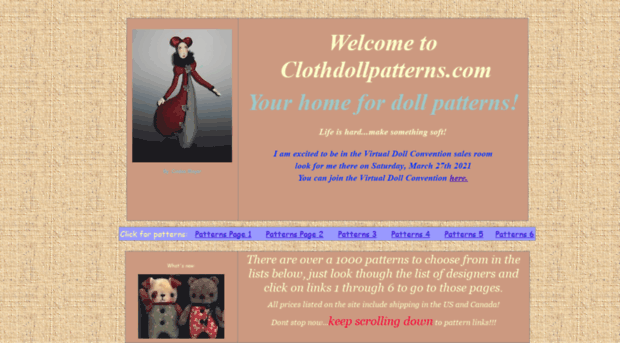 clothdollpatterns.com