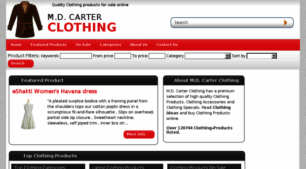 clothing.mdcarter.com