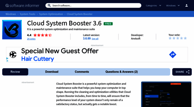 cloud-system-booster.software.informer.com