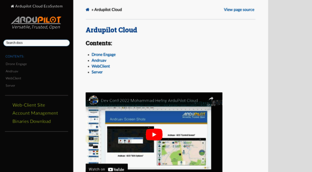cloud.ardupilot.org
