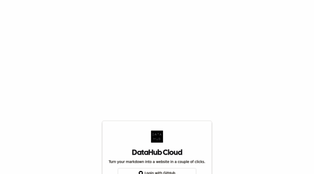 cloud.datahub.io
