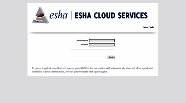 cloud.esha.com