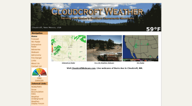 cloudcroftweather.com