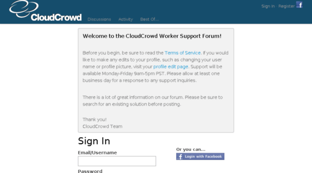 cloudcrowd.vanillaforums.com