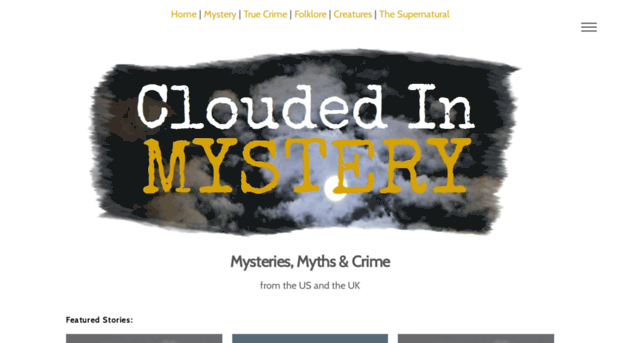 cloudedinmystery.com