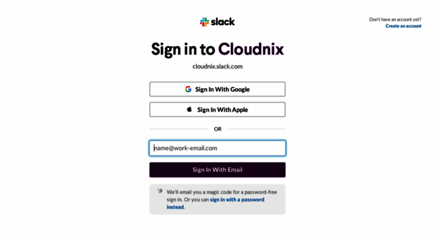 cloudnix.slack.com