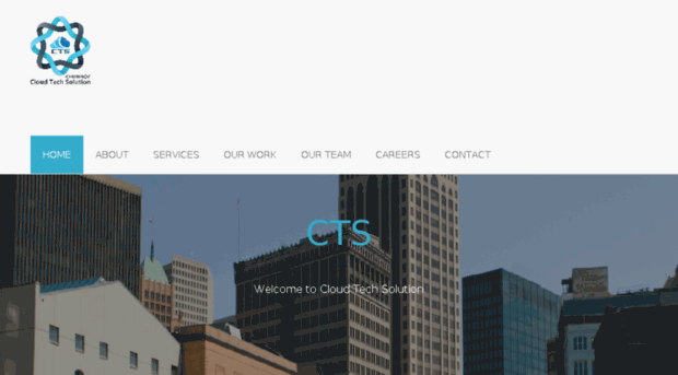 Screenshot of cloudtechsolution.com website
