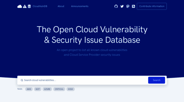 cloudvulndb.org