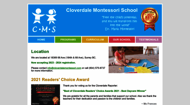 cloverdalemontessori.com