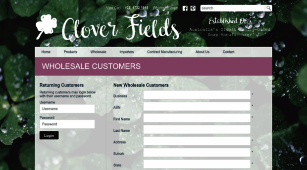 cloverfieldswholesale.com