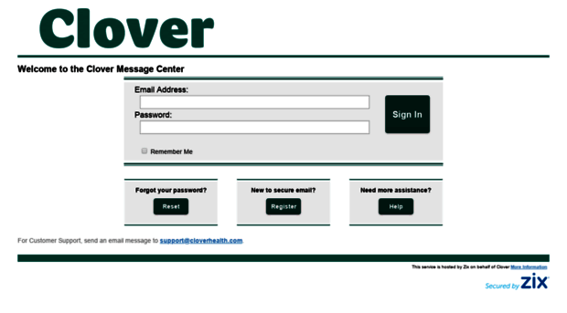 cloverhealth.zixportal.com