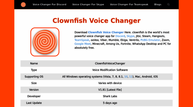 clownfish-voicechanger.com