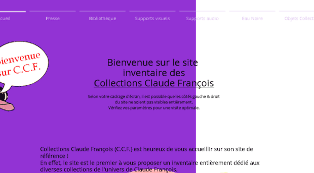 club-collections-claudefrancois.info