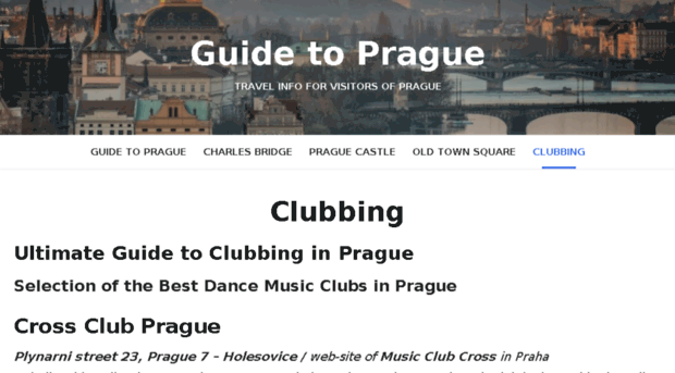 clubbing.guide-to-prague.be