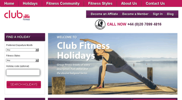 clubfitnessholidays.co.uk