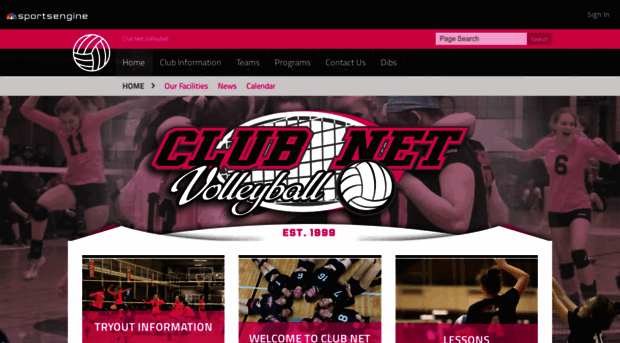 clubnetvolleyball.com