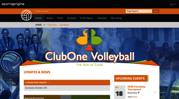 clubonevolleyball.com