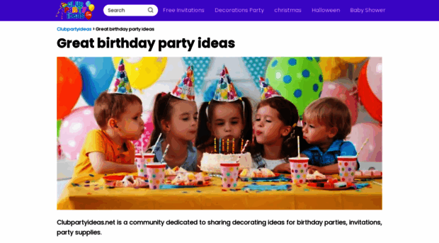 clubpartyideas.net