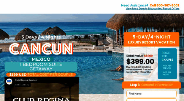 clubreginacancun.getresortdeals.com