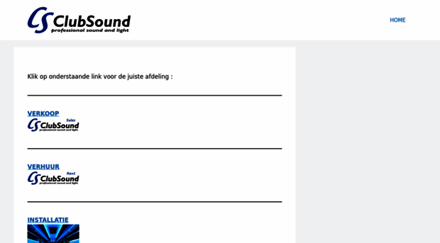 clubsound.nl