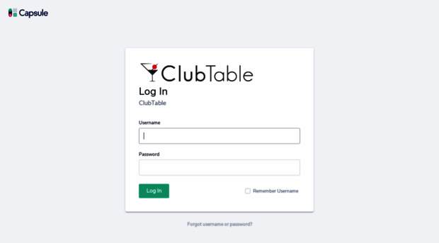 clubtable.capsulecrm.com