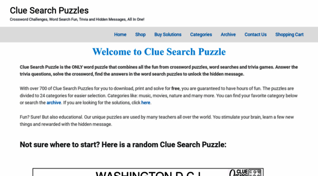 cluesearchpuzzles.com