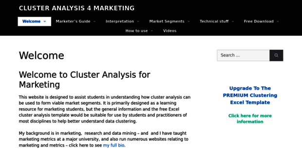 clusteranalysis4marketing.com