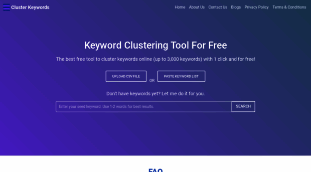 clusterkeywords.com