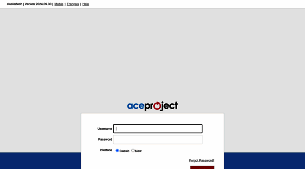 clustertech.aceproject.com