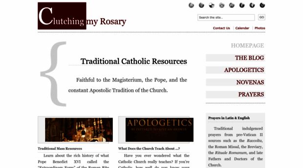 clutchingmyrosary.com