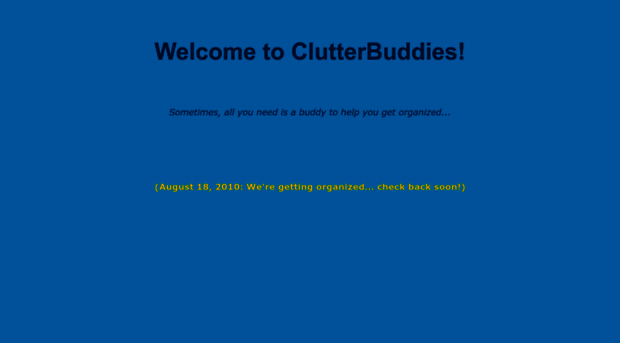 clutterbuddies.com