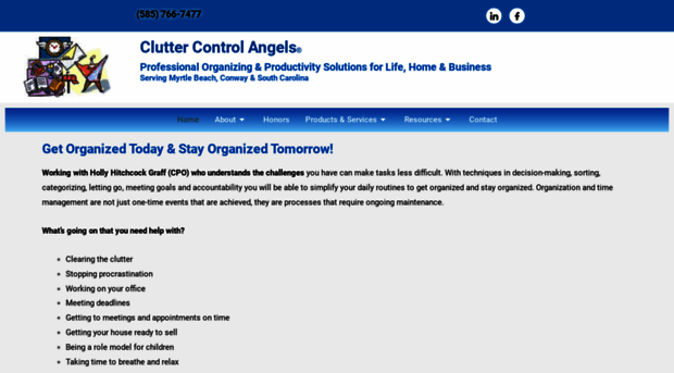 cluttercontrolangels.com