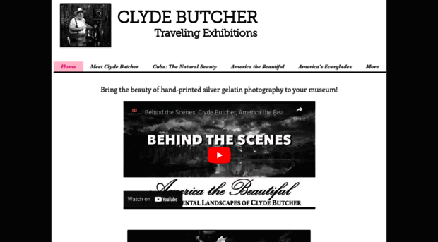 clydebutchertravelingexhibits.com