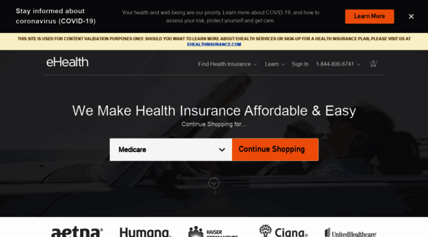 cm.ehealthinsurance.com