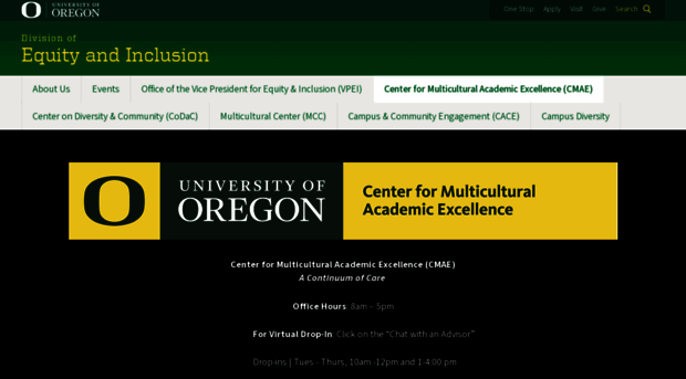 cmae.uoregon.edu