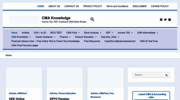 cmaknowledge.in