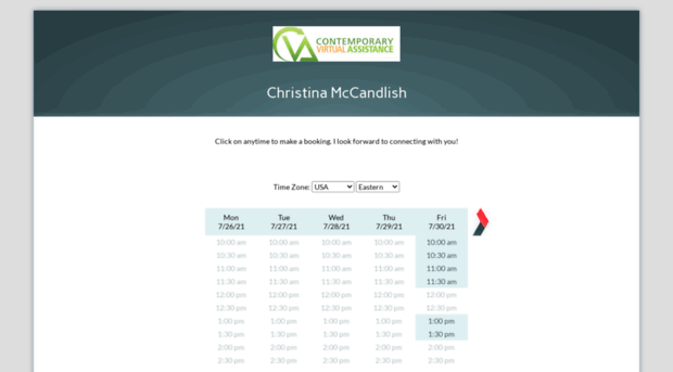 cmccandlish.youcanbook.me