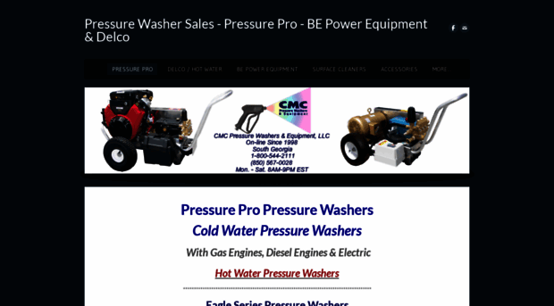 cmcpressurewashers.com