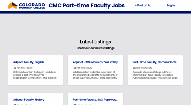 cmcptstaffjobs.coloradomtn.edu