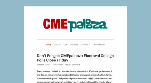 cmepalooza.com