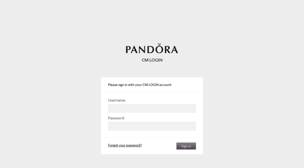 cmlogin.pandora.net