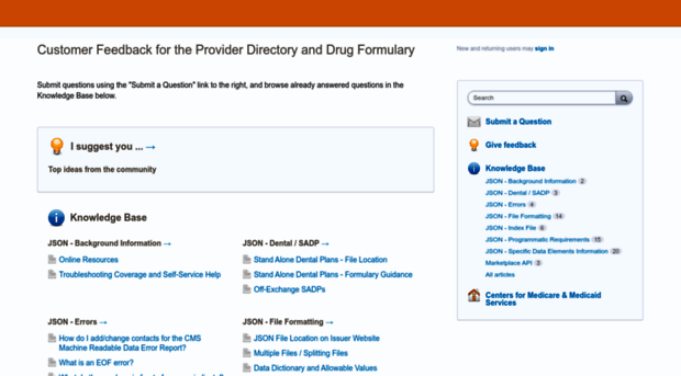 cms-provider-directory.uservoice.com