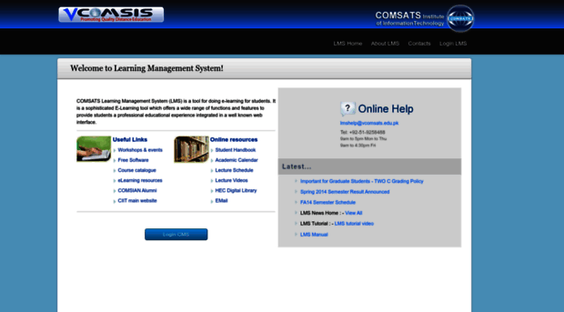 cms.vcomsats.edu.pk